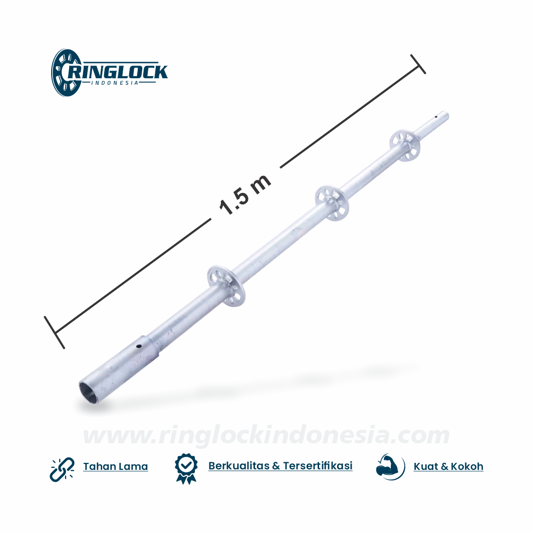 Scaffolding - Scaffolding Ringlock System - Ringlock System - Ringlock Standard 1.5M - Scaffolding Tangga Mas - www.ringlockindonesia.com - www.tanggamasjayamakmur.com - C2