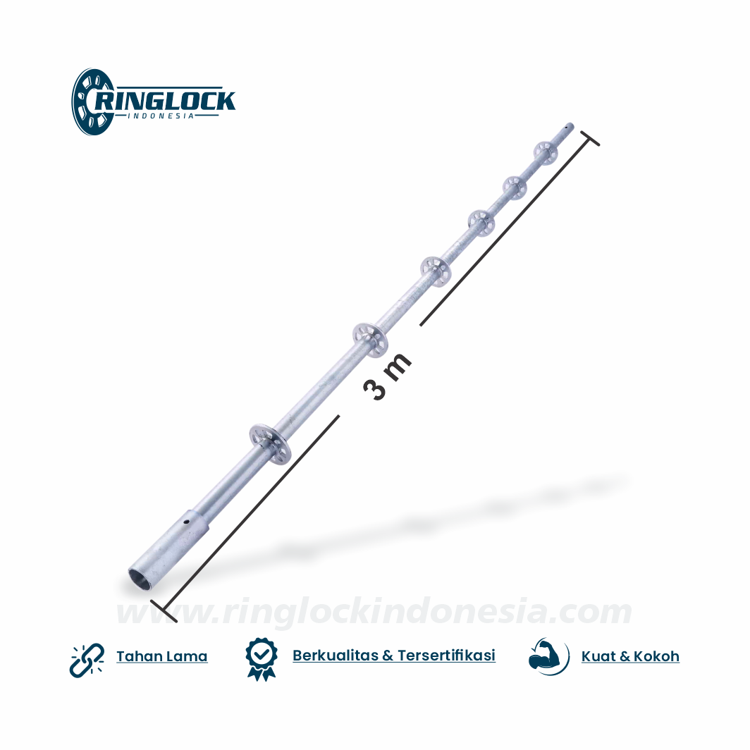 Scaffolding - Scaffolding Ringlock System - Ringlock System - Ringlock Standard 3 m Scaffolding Tangga Mas - www.ringlockindonesia.com - www.tanggamasjayamakmur.com - C2