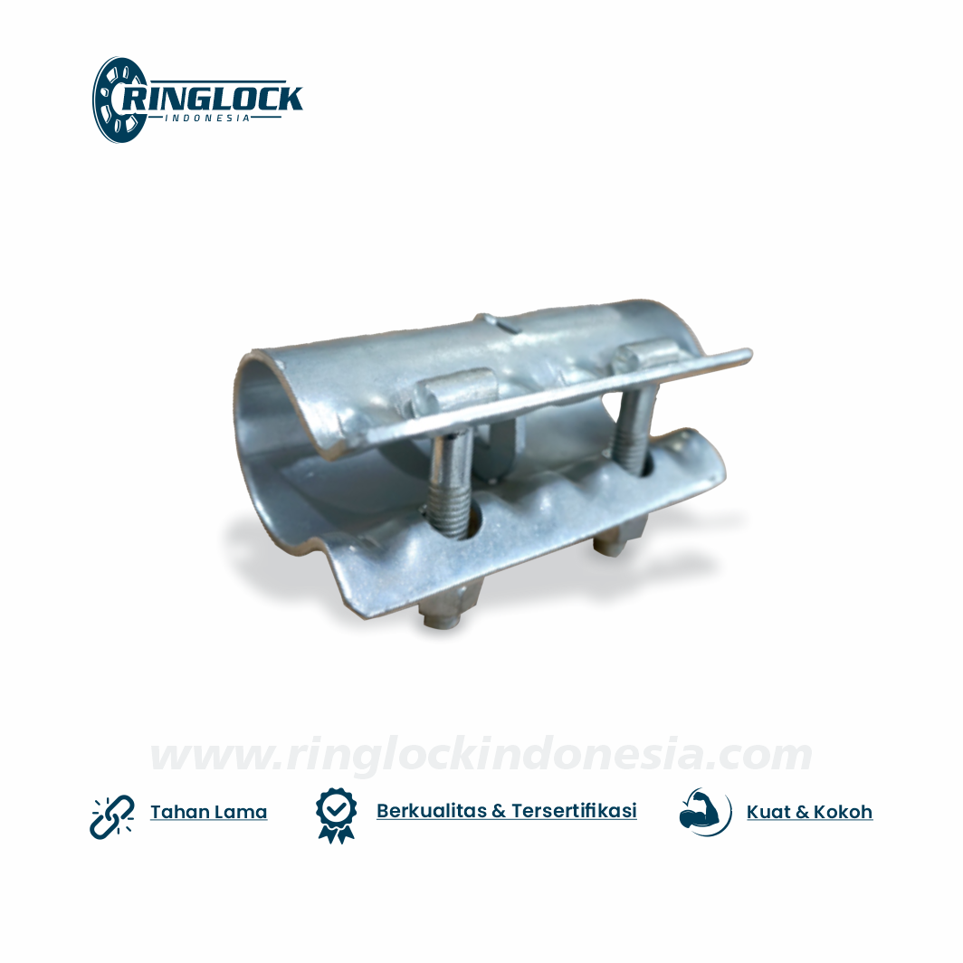 Sleeve clamp - Sleeve Coupler - scaffolding - www.ringlockindonesia.com - BS