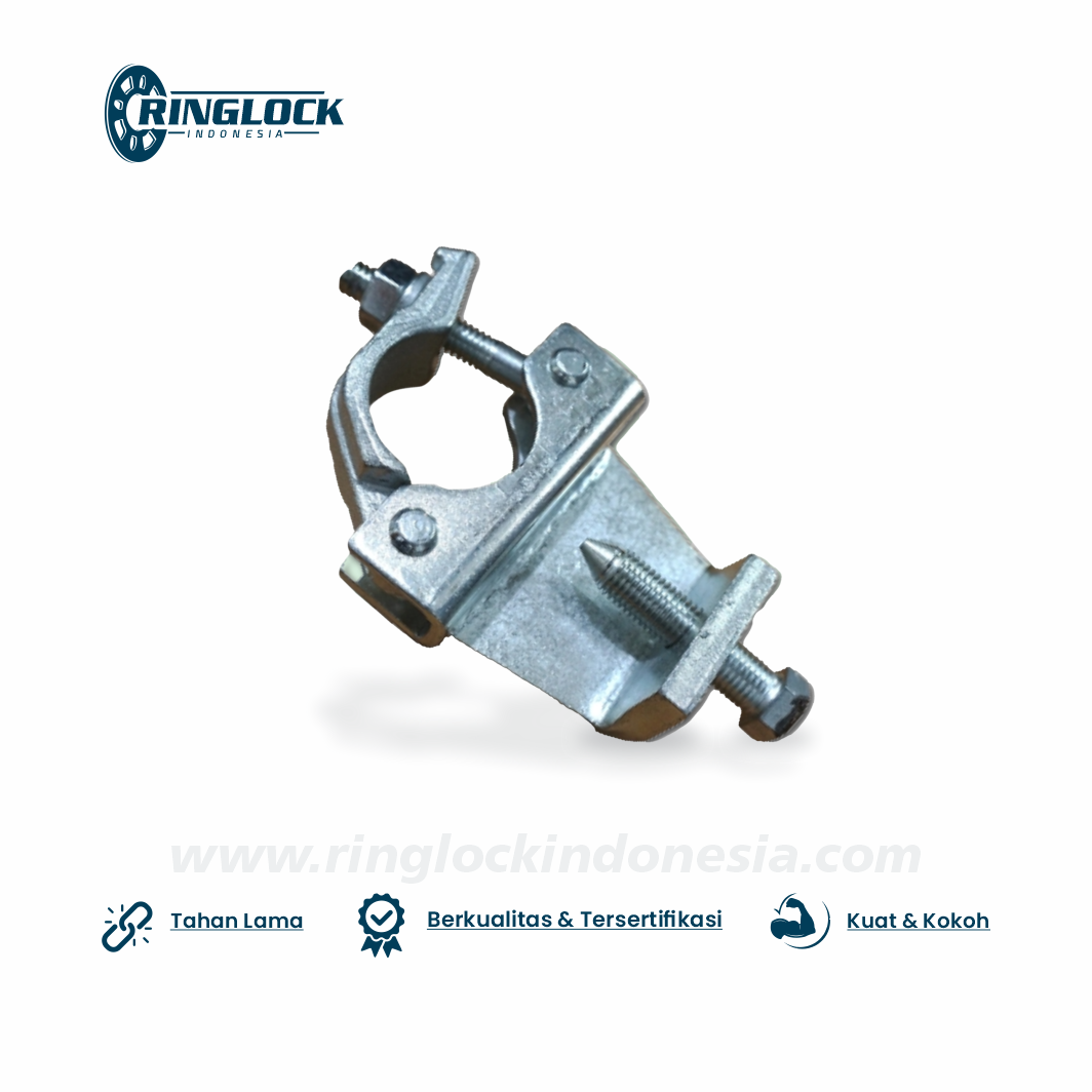 Scaffolding coupler - Clamp Scaffolding - Acessories Scaffolding - fix beam clamp - Scaffolding Tangga Mas - www.tanggamasjayamakmur.com - www.ringlockindonesia.com - BS