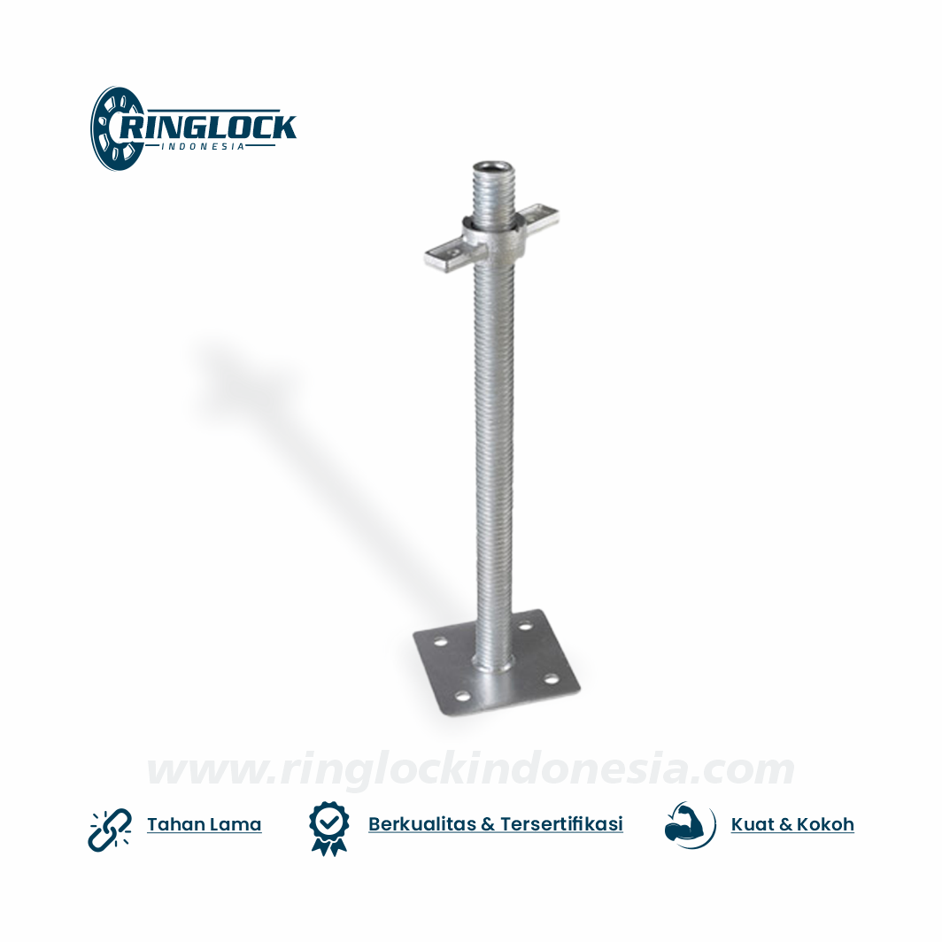 Scaffolding - Scaffolding Ringlock System - Ringlock System - Jackbase M38 Scaffolding Tangga Mas - www.ringlockindonesia.com - www.tanggamasjayamakmur.com - 1